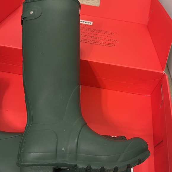Hunter Original Back Adjustable Tall Rain Boots, 8 US, 39, Hunter Green - Picture 6 of 11